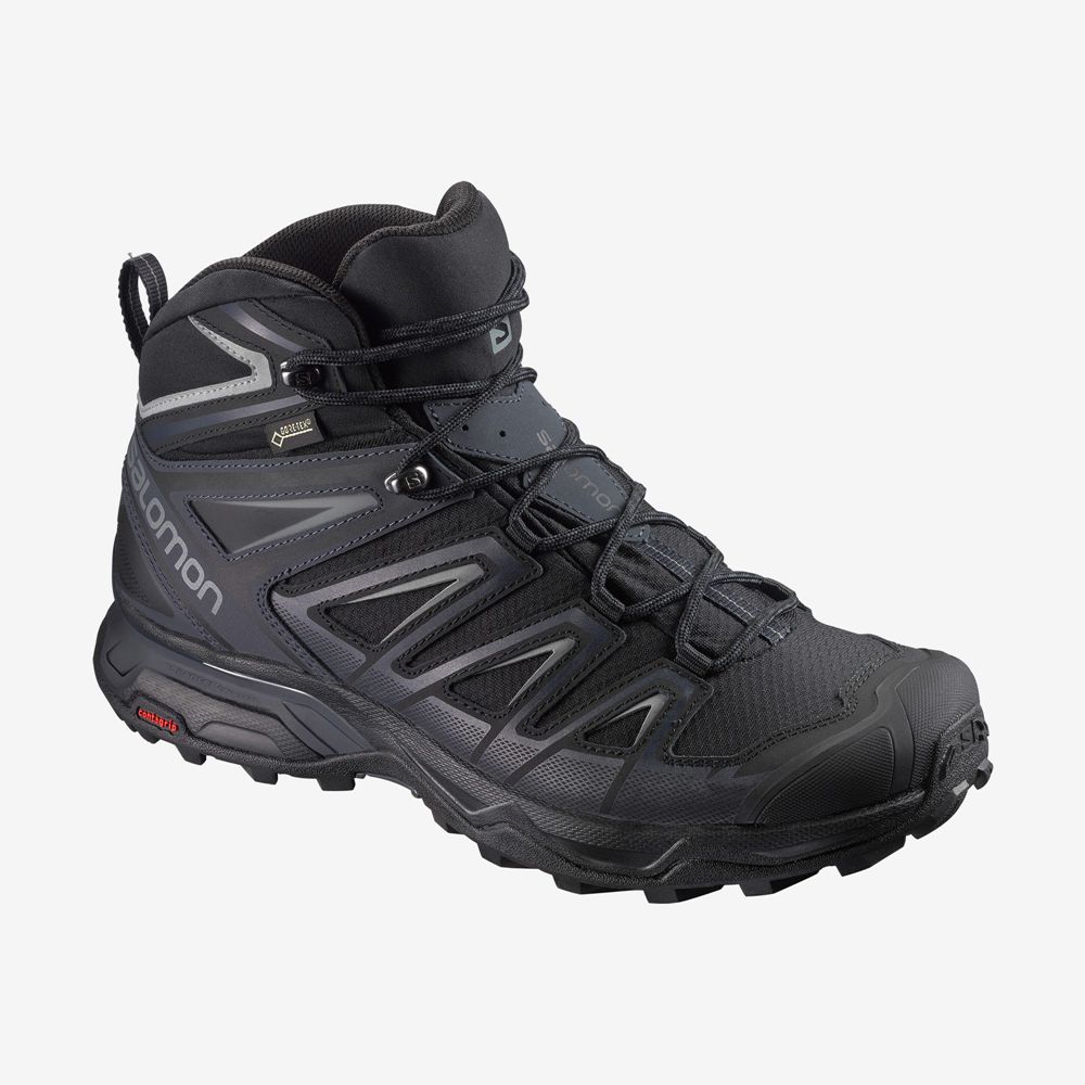 Salomon Vandrestøvler Herre Sort - X ULTRA 3 WIDE MID GORE-TEX (JDUEZ-9623)